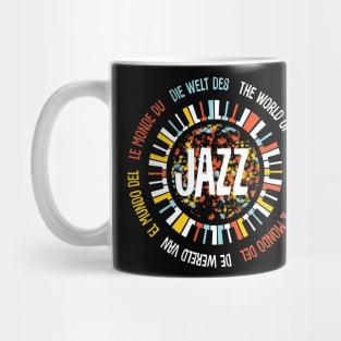 Multilingual The World Of jazz Mug